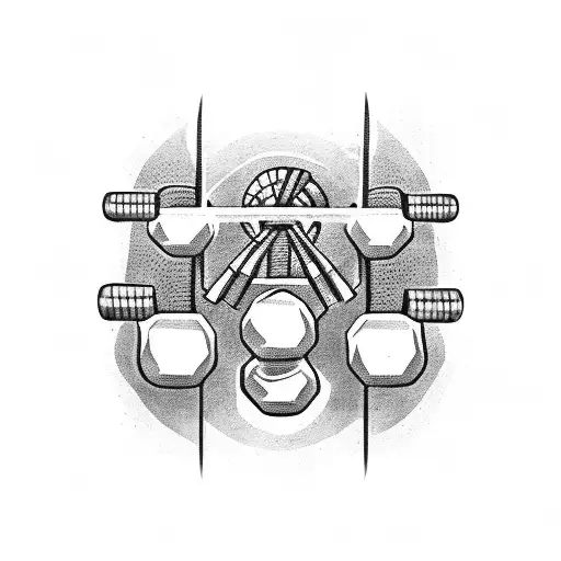 Music Barbell And Weights