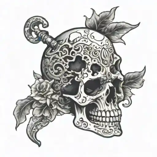 Funny Scull With Deep Meaning