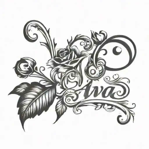 Ava Cursive Font Representing Your Love