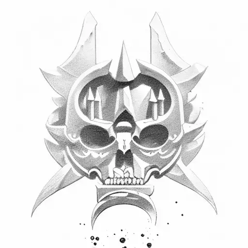 A Surreal Representation Of A Warhammer 40000 Battlefield