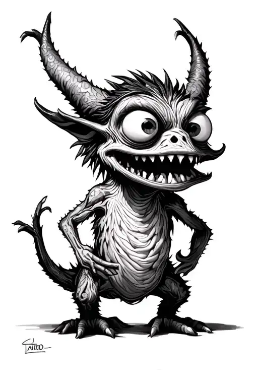 A Funny Little Monster But Not With Big Detail