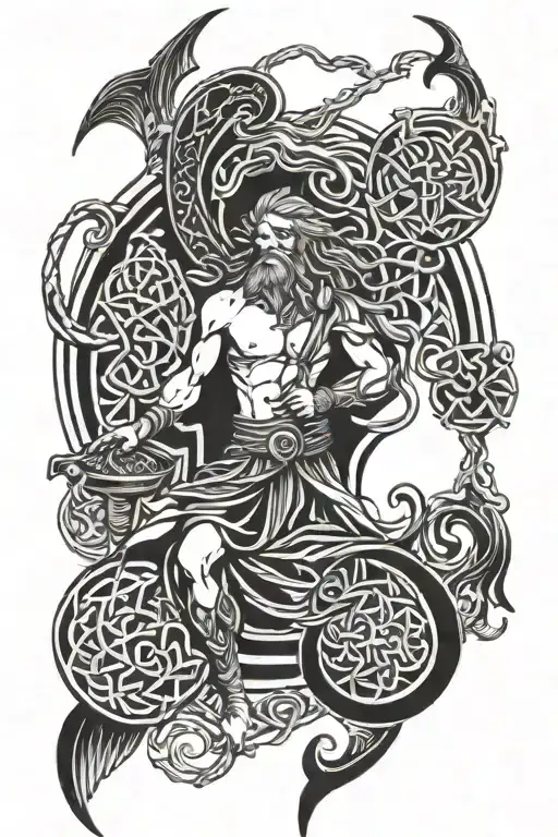 Celtic Mythology Scene