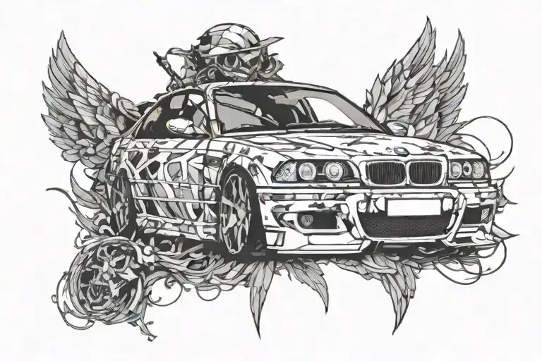 Army Bmw E46 Facelift In Headlights Angel
