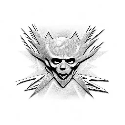 Motley Crue And Metallica Logos Merged Into A Powerful Symbol