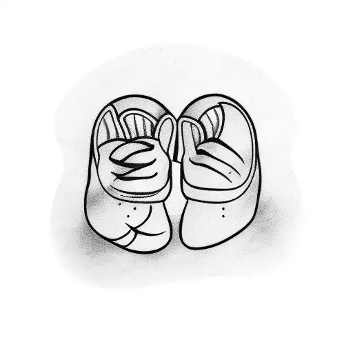 Child Footprint With Background