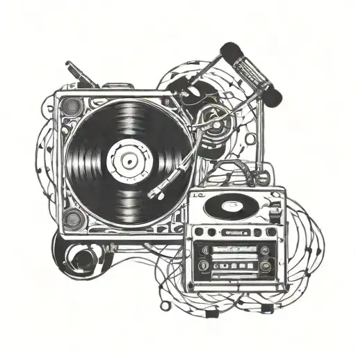 Music And Vinyl Record