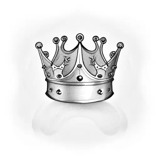 Crown With Mum In Writing Underneath
