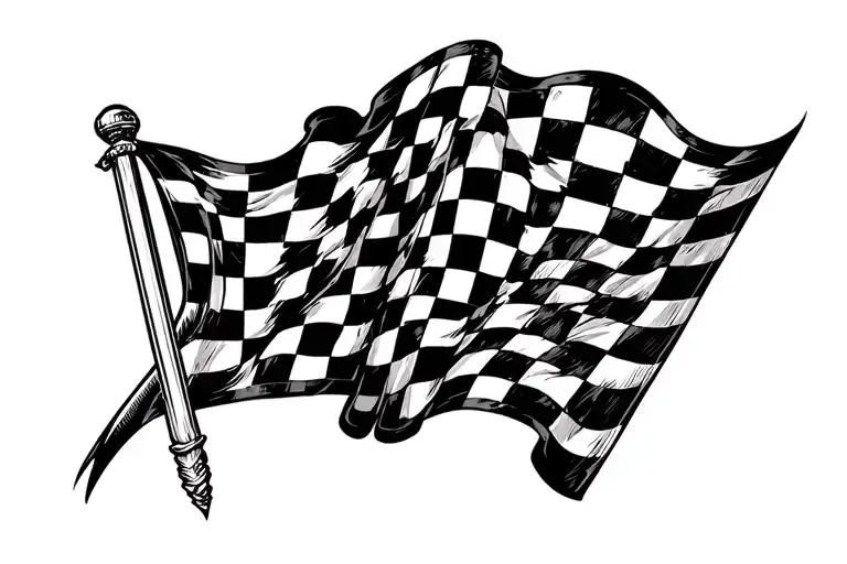 New Skool Checkered Flag