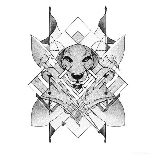 Big Number Nine Mix With Arrow