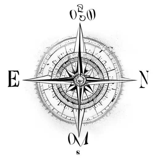 A Compass With A Map Of Pernambuco And Recife In The Background