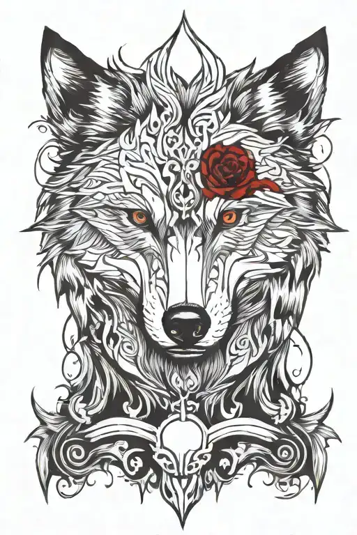 Wolf And Blood Coming