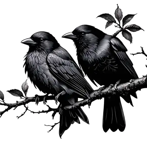 Cherry Tree Crows