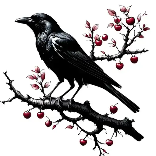 Cherry Tree Crows