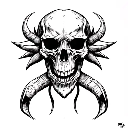 Toro Dark Mode Skull