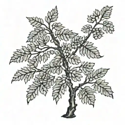 Rowan Tree With Name Rowan