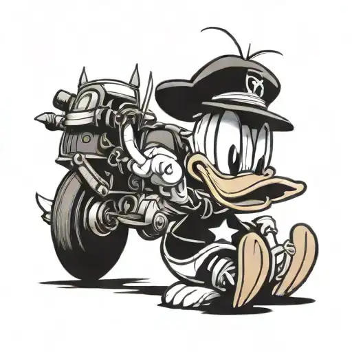 Donald Duck Cartoon Version