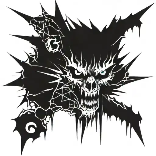 Gothic Look Spikey Messy Font