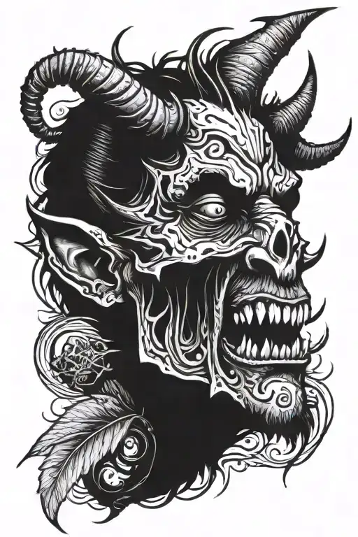 Demon With Fly Head