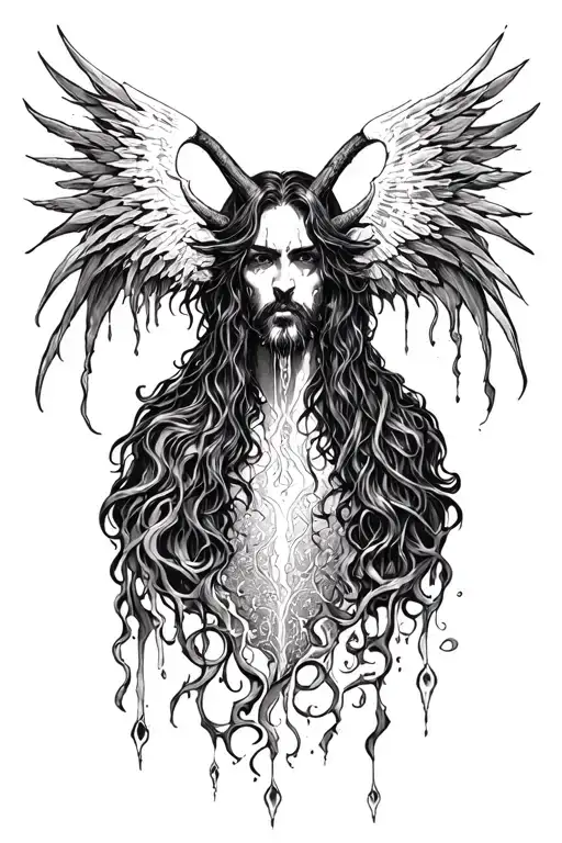 Familiar Going To Heaven And Lucifer's Last Tear Tattoo