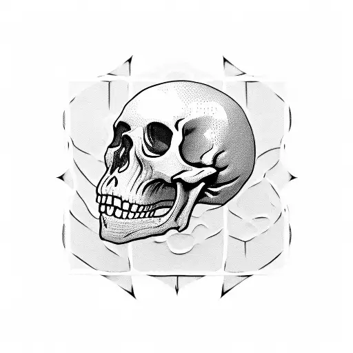 Skeleton In A Square