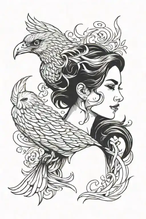 Girl - Phoenix And Raven