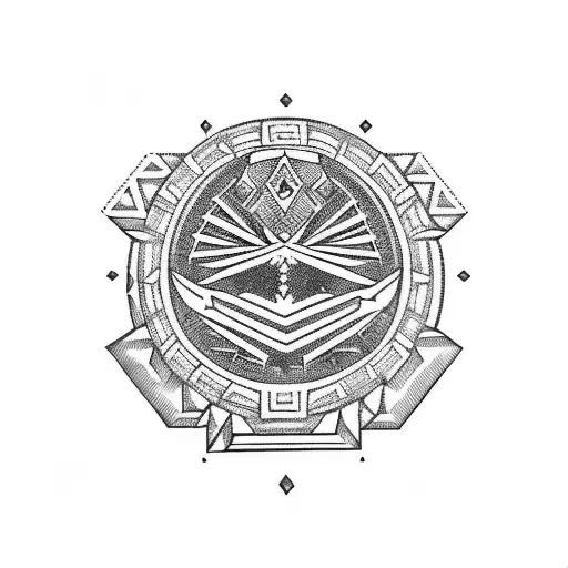 Stamp Postage Aztec Style