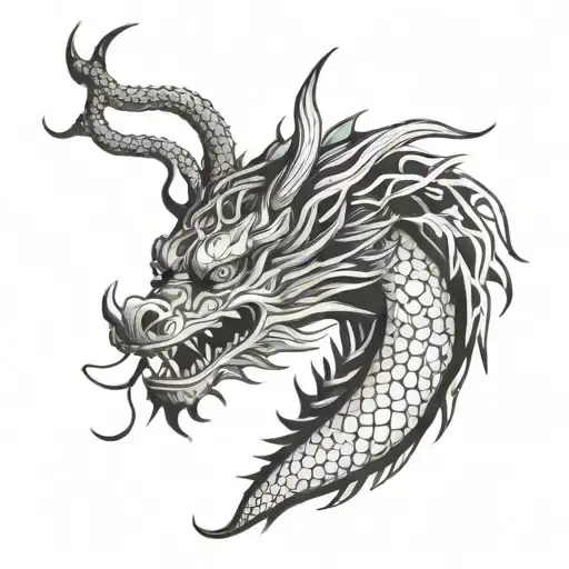 Chinese Dragon Head