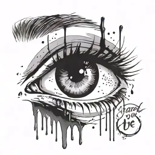 A Crying Eye But The Tears Stream A Quote 'Not All