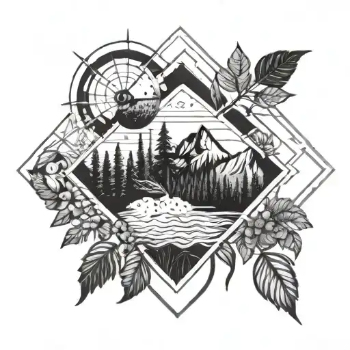 Nature And Geometric Design Incorporating