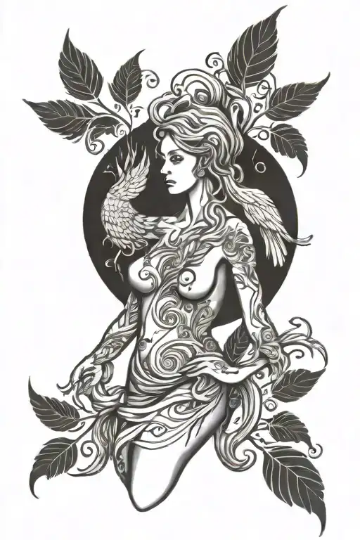 Phoenix And Virgo Nude Woman