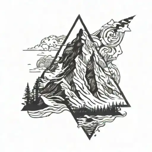 Matterhorn Triangle Border