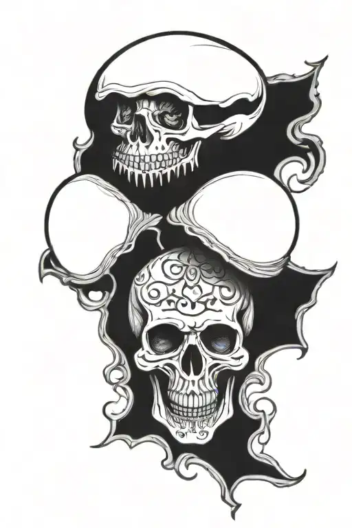 Old School Skull
