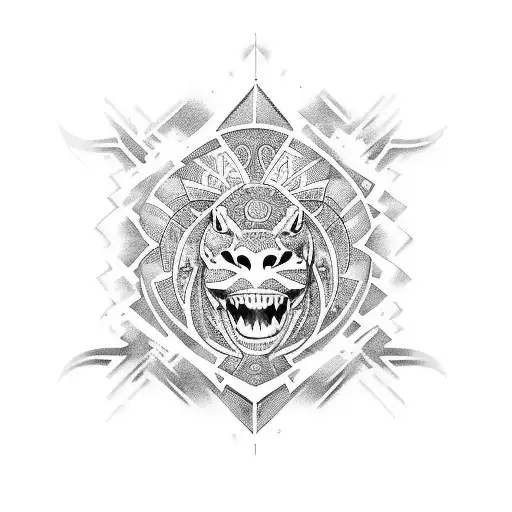 Maori Turtle And Lion