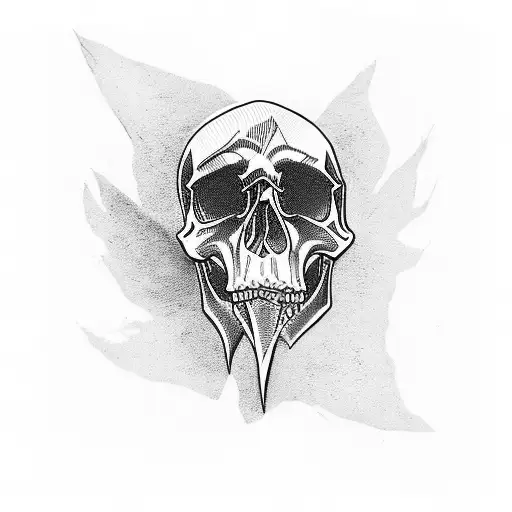 Skull Motorcycle Themes Hand