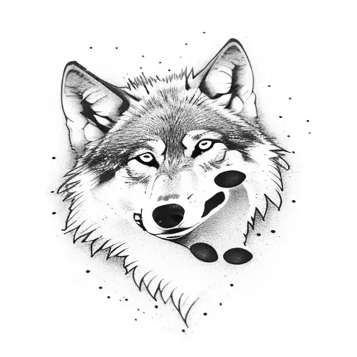 Wolf With A Slight Blue Coloring