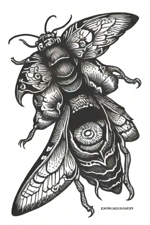 Moth With Eye Inside