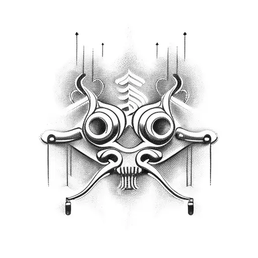 A Vintage Car With Musical Notes Flowing Out Of The Exhaust Pipes