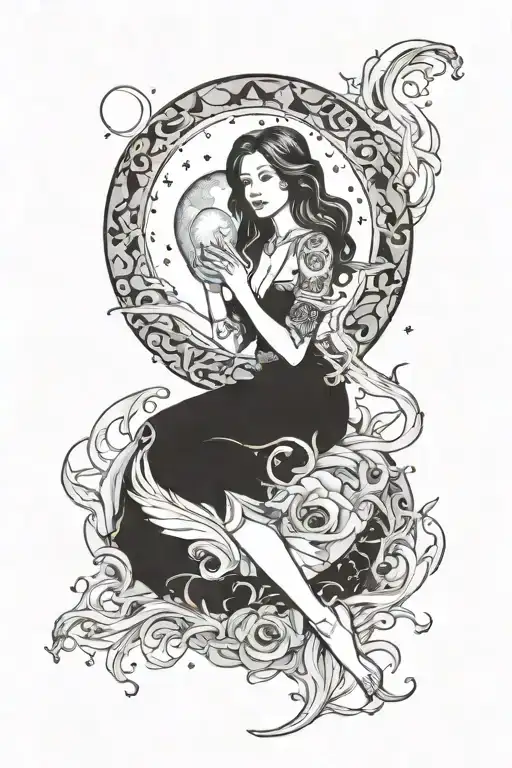 Prue With A Moon Merging Together