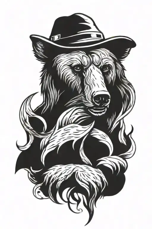 Norse Mythology Bear Head