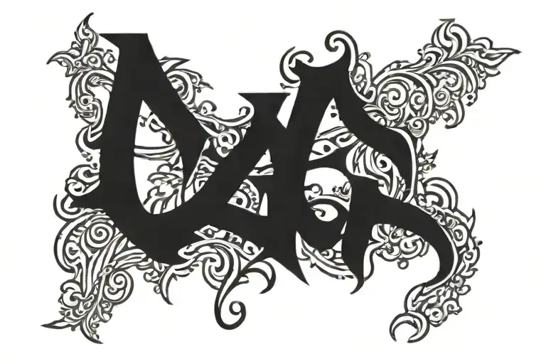 Blessed Text Gangster Font