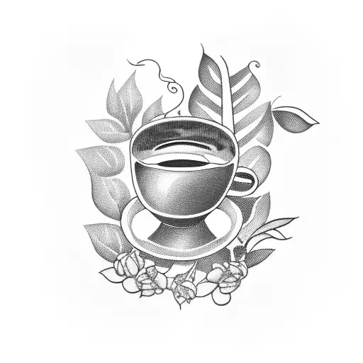 A Vintage Car Driving Through A Coffee Plantation