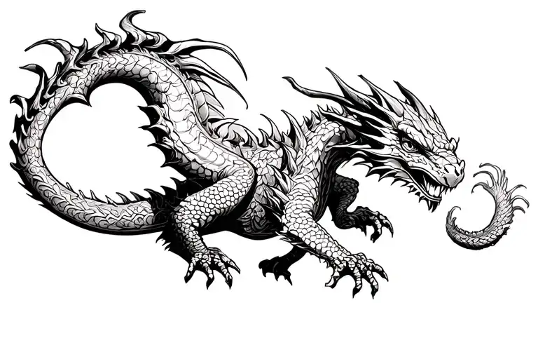 Dragon Starting The Planet Earth