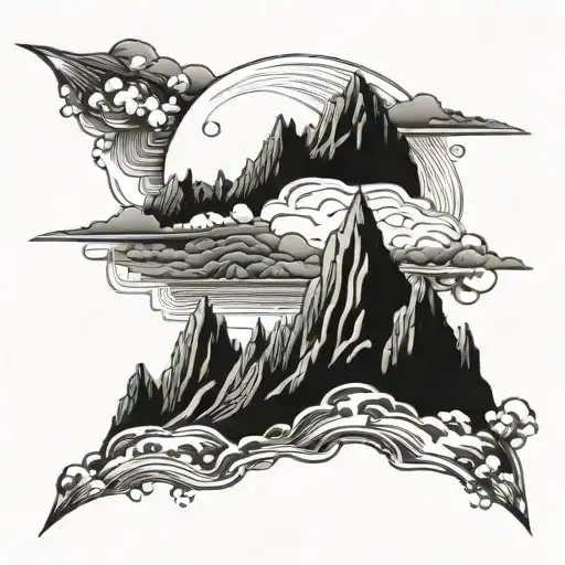 Cover Globbe With Mountains Panorama