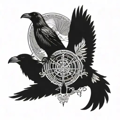 Raven And St Christopher