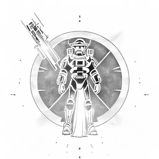 Master Chief With Energy Sword