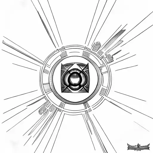 Blu Lantern Ring And Green Lantern Ring