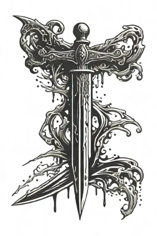 Sword Dripping With Blood