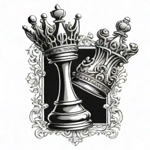 Chess King's Crowned Pawn