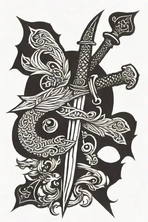 Single Wing Broekn Sword