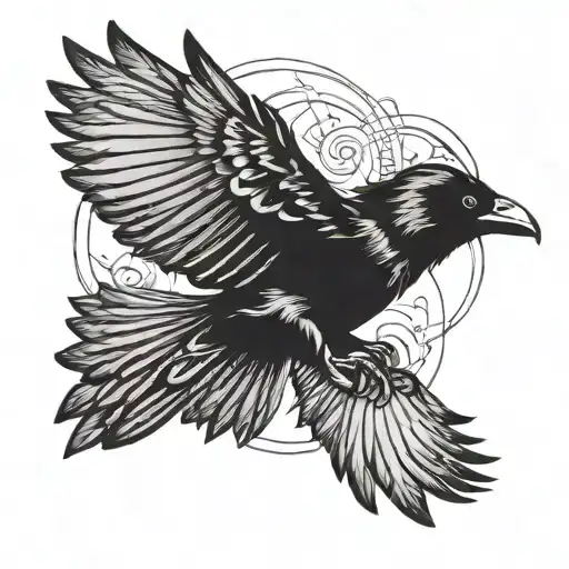 Crow Flying